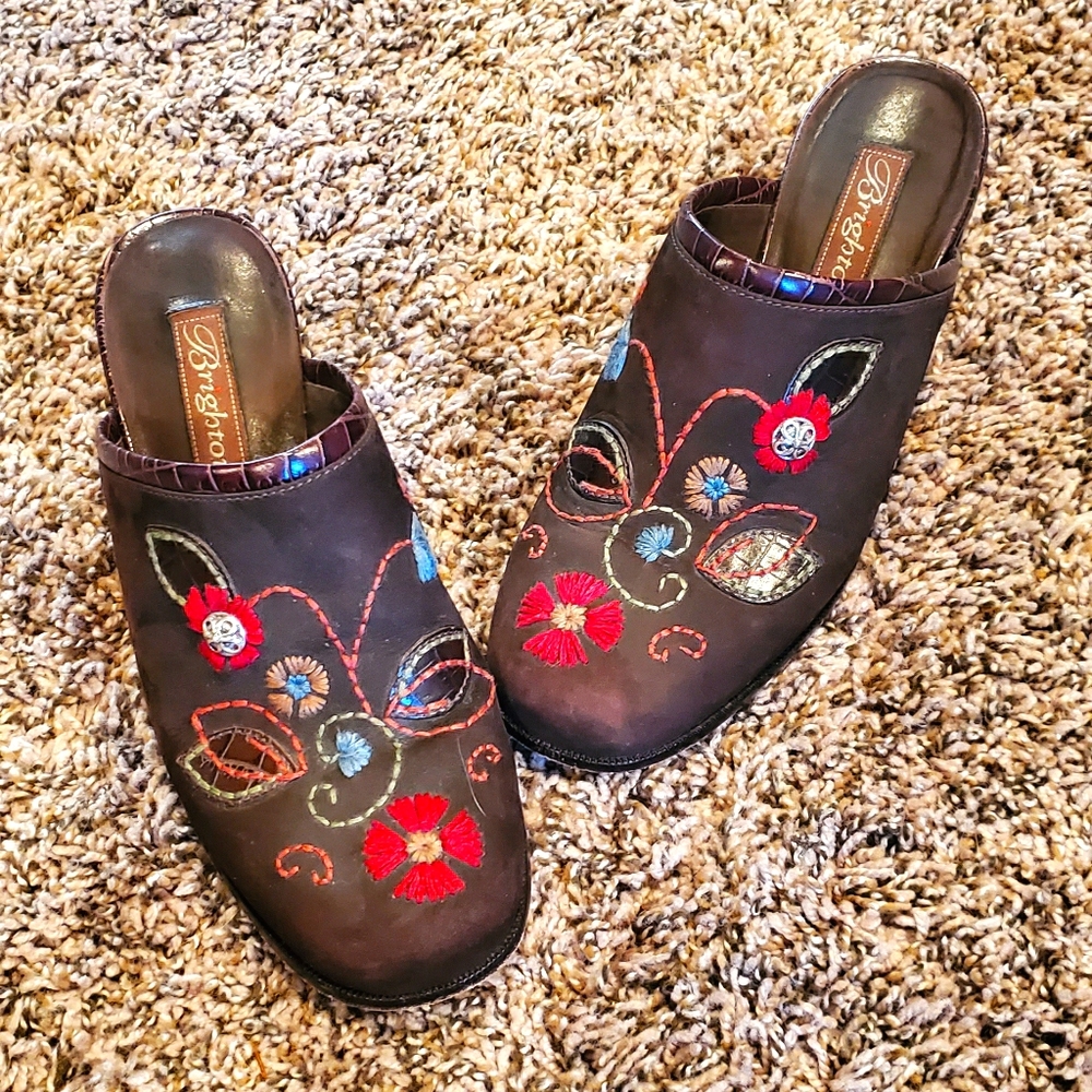 **Brighton** Clog Slip Ons!  Beautiful!